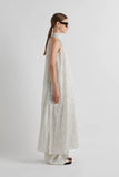 Mei Meij Dress in White Black
