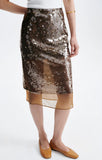 Vanessa Bruno Heasy Skirt in Gold