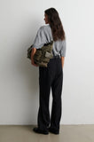 Second Female Longo Short Sleeve Knit in Grey Marl