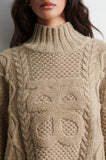 Second Female Janne Turtleneck Knit in Camel