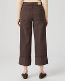 Paige Sasha Ankle Wide Cuff in Chocolate
