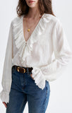 Vanessa Bruno Helea Blouse in Ecru