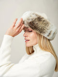 Helen Moore Brim Hat in Lynx