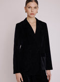 Berenice Valindra Burnout Jacket in Black