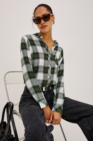 Rails Hunter Shirt in Olive