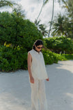 Sundress Coquelicot Pant in White
