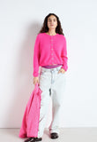 American Vintage Vitow Cardigan in Rose Fluo