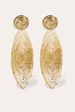 Gas Bijoux Long Wave Drop Earrings