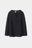 Style In Thea Cape Jacket in Black