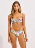 Seafolly Beach Boheme Underwire  Bikini in Pink