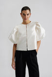 By Malina Cleo Pouf Blouse in Ivory