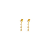 Talis Chains Three Drop Huggies in Gold
