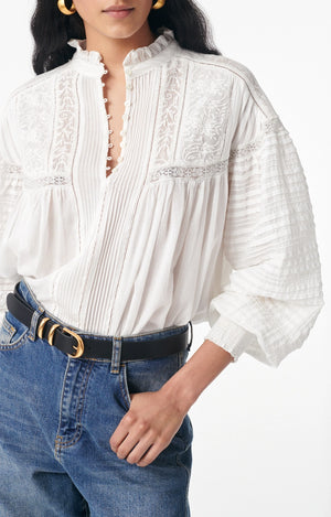 Vanessa Bruno Dahlia Blouse in White