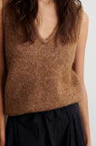 Second Female Pollenza Knit Top in Carafe
