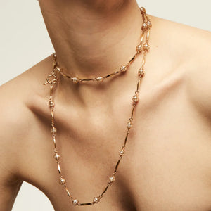 Gas Bijoux Sautoir Perla in Gold