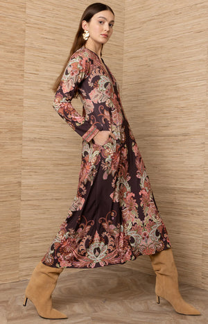 Hale Bob Love Dress in Purple