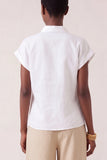 120% Lino Blouse in White