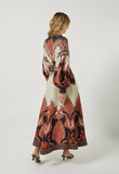 Scarlet Poppies Florista Long Dress in Cream