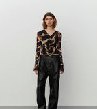 2Nd Day Zaine Top in Animal Print