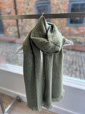 Caleido Cashmere Scarf in Moss