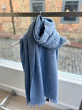 Caleido Cashmere Scarf in Blue