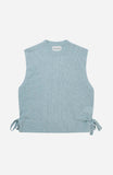 Munthe Era Knit Vest in Blue