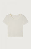 American Vintage Gamipy Short Sleeve Top in White