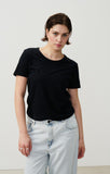 American Vintage Gamipy Short Sleeve Top in Black