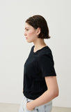 American Vintage Gamipy Short Sleeve Top in Black