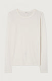 American Vintage Gamipy Long Sleeve Top in White