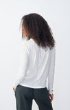 American Vintage Gamipy Long Sleeve Top in White