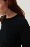 American Vintage Gamipy Long Sleeve Top in Black