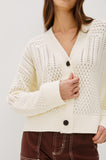 Rails Geneva Cardigan in Ivory