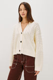 Rails Geneva Cardigan in Ivory