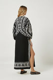 Scarlet Poppies Tahara Kaftan in Black
