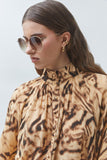 Suncoo Lux Blouse in Animal Print