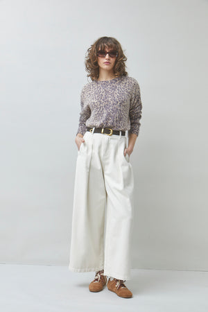 Suncoo Pleol Sweater in Animal Print