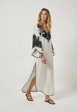 Scarlet Poppies Hadiya Kaftan in Vanilla