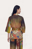 120% Lino Kimono in Multi