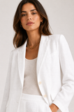 120% Lino Jacket in White