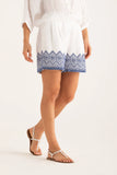 120% Lino Shorts in White