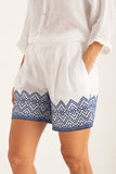 120% Lino Shorts in White