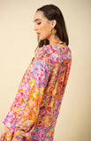 Hale Bob Lydia Blouse in Pink