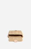 Vanessa Bruno Moon Rafia Bag in Natural
