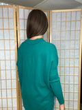 Not Shy Andrea Shirt in Emerald