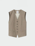 Day Birger Et Mikkelson Carol Waistcoat in Beige