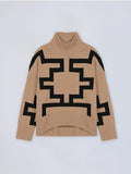 Not Shy Iwar Turtleneck in Camel