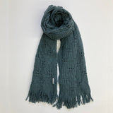 Caleido Big Weave Scarf in Spruce