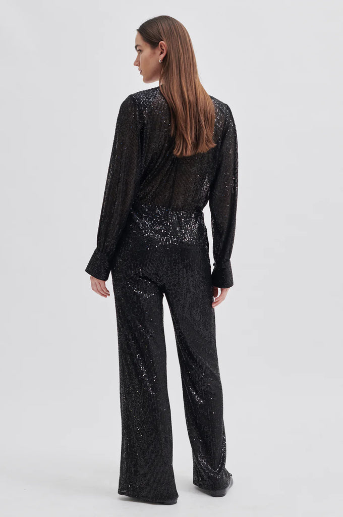 Second Female Moonshine Jumpsuit in Black The Gate Boutique