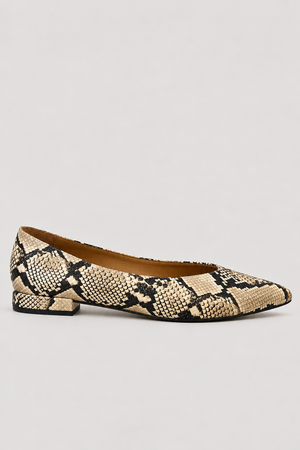 Dansi Cheroke Ballet Pump in Animal Print